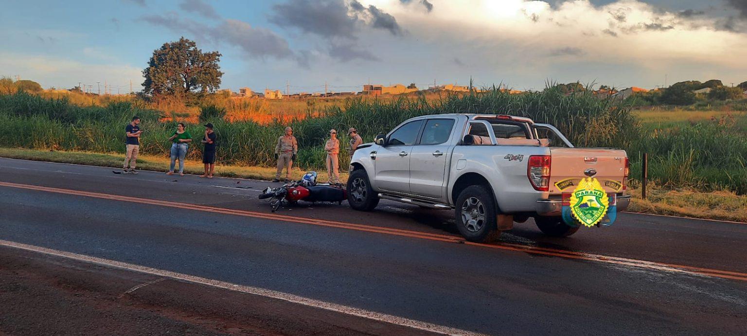 Tr Gico Acidente De Tr Nsito Tira Vida De Jovem Motociclista Na Pr