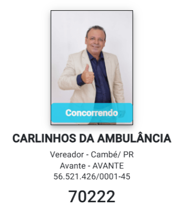 Confira O Nome E Foto Dos Candidatos A Vereadores De Camb Para As