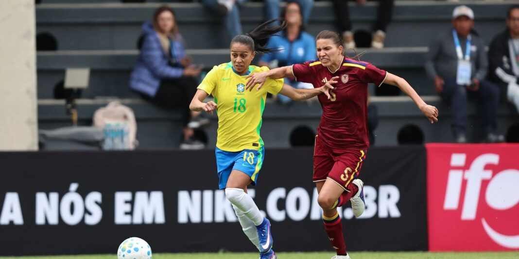 Seleção Feminina Sofre Derrota para Venezuela em Amistoso Seleção Feminina Sofre Derrota para Venezuela em Amistoso