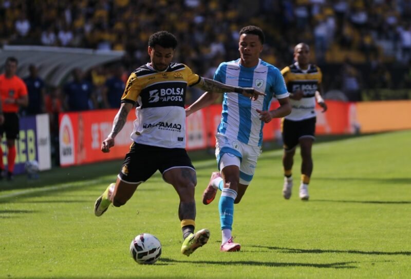 Willean Lepo foi o autor do gol da vitória. Foto: Celso da Luz/ Assessoria de imprensa Criciúma E.C.