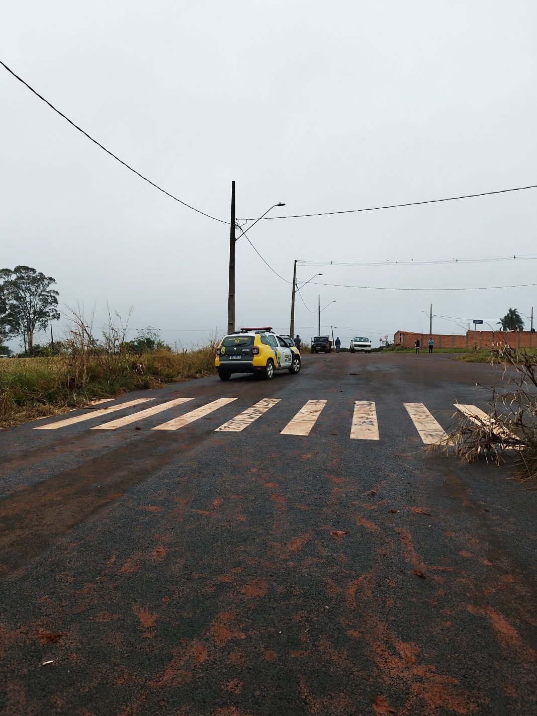 Moradores do Jardim Araucária em Cambé rendem suspeitos que estavam furtando fios de energia