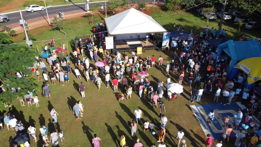 Aterro do Lago Igapó em Londrina – Dia Internacional da Conscientização do Autismo.