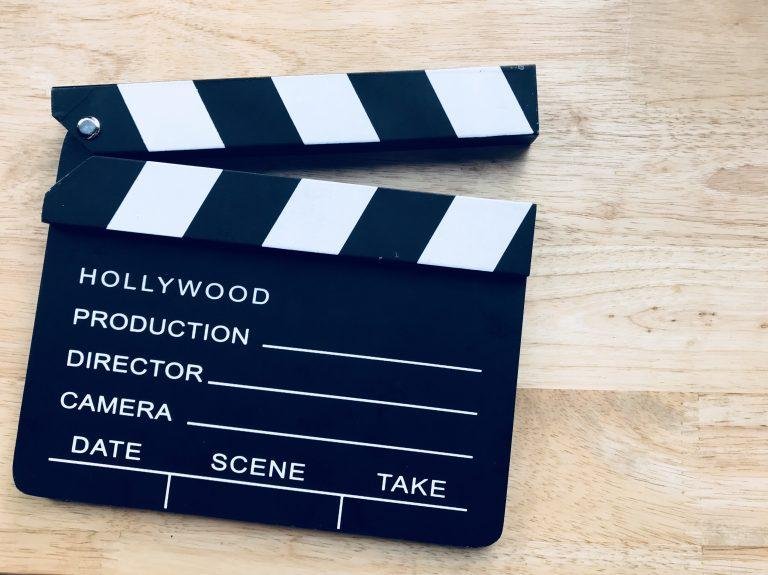 Film slate.