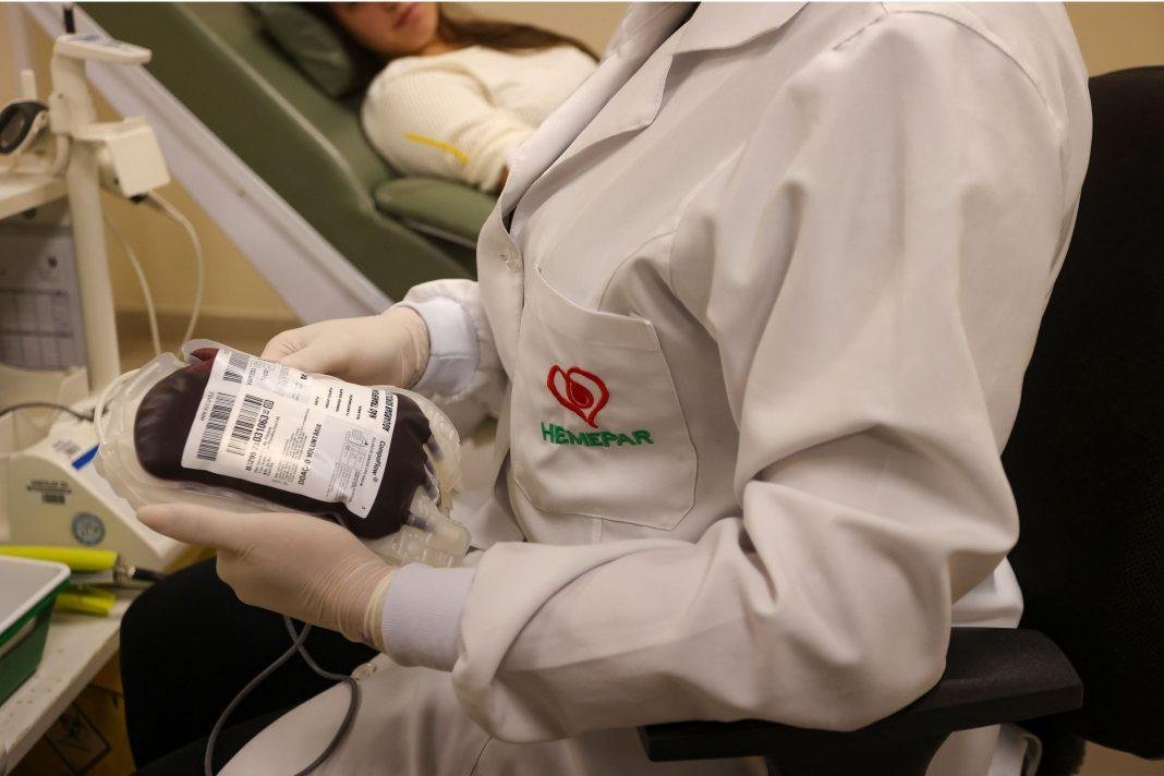 Hemepar, doação de sangue Foto: Gilson Abreu/AEN