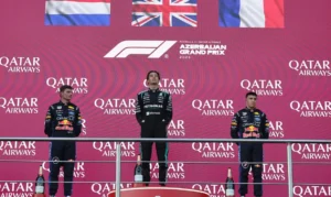 Russell vence Verstappen por décimos e conquista GP do Azerbaijão