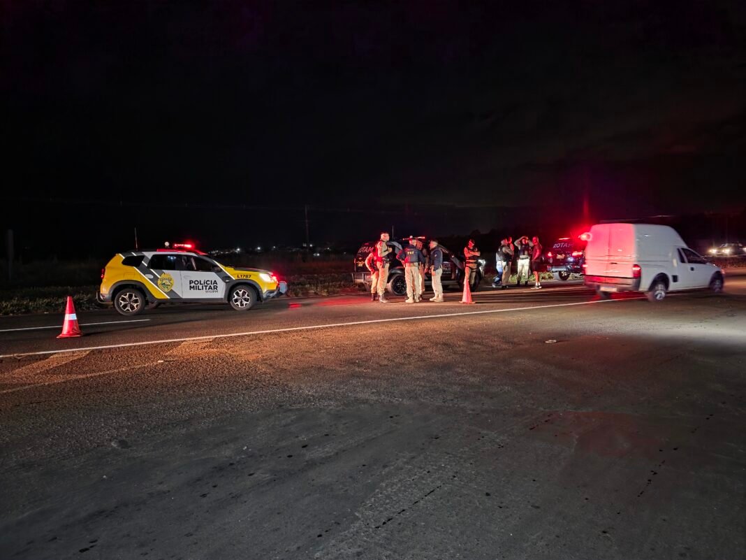 Confronto com a PM é registrado na BR-369 entre Cambé e Rolândia