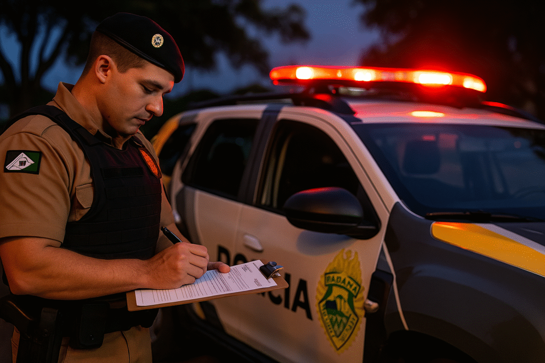 Vítima sofreu agressões físicas e foi atropelada parcialmente após se recusar a pagar dívida de corrida solicitada por terceiro. Caso está sob investigação da Polícia Militar