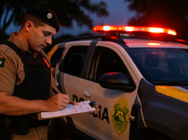 Vítima sofreu agressões físicas e foi atropelada parcialmente após se recusar a pagar dívida de corrida solicitada por terceiro. Caso está sob investigação da Polícia Militar
