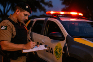 Vítima sofreu agressões físicas e foi atropelada parcialmente após se recusar a pagar dívida de corrida solicitada por terceiro. Caso está sob investigação da Polícia Militar