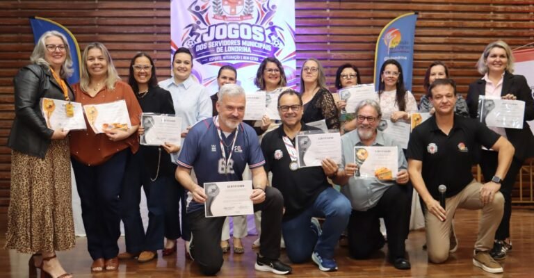 Londrina celebra servidores com homenagens e premiação dos Jogos Municipais