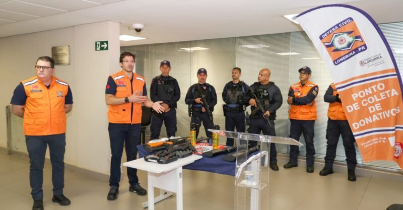 Guarda Municipal de Londrina recebe 300 pistolas 9mm para reforço do efetivo