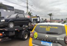 Polícia Militar recupera veículo furtado em patrulhamento no Jardim Silvino