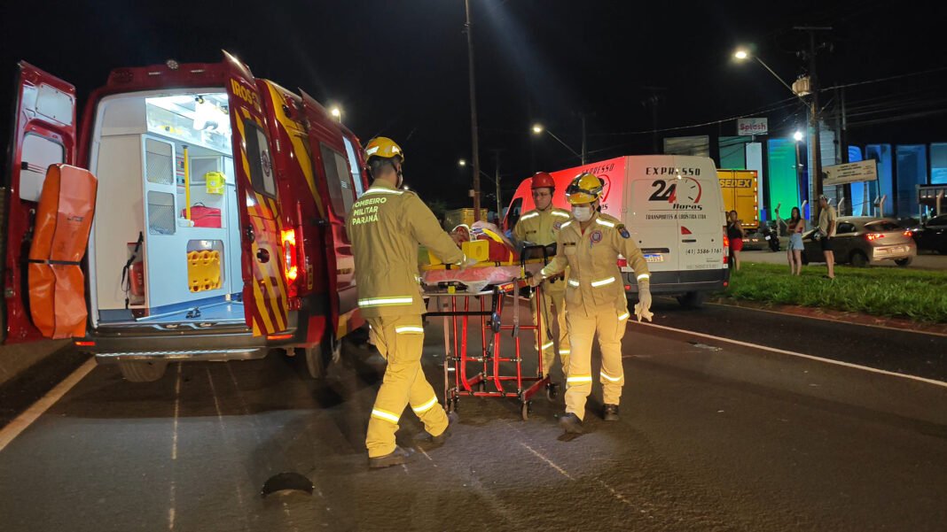 Motociclista fica em estado grave após colisão na PR-445 em Cambé Motociclista fica em estado grave após colisão na PR-445 em Cambé