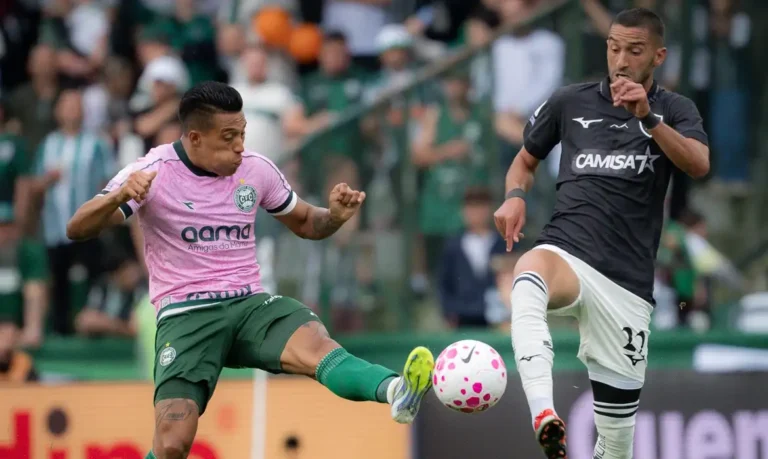 Coritiba e Botafogo empatam e seguem sem vencer no Brasileirão