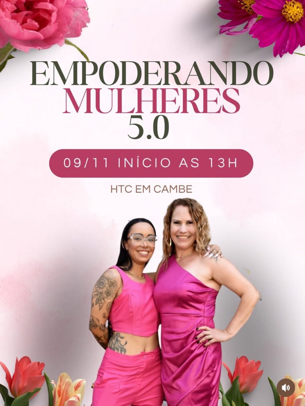 Evento “Empoderando Mulheres 5.0” acontece neste domingo (09), em Cambé