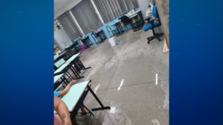 Infiltrações em Escola Municipal de Londrina Preocupam Pais após Temporal