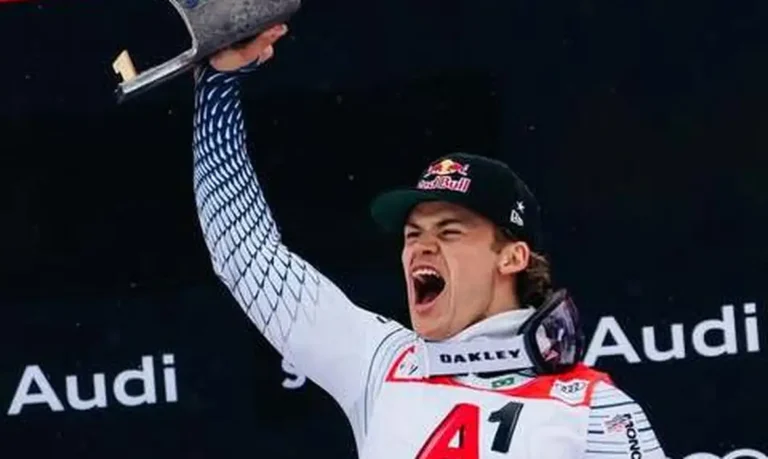 Lucas Pinheiro conquista ouro no slalom gigante e inicia temporada com vitória