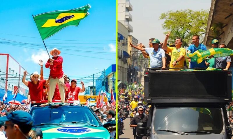 Lula e Flávio Bolsonaro realizam atos de campanha em Natal e no Rio