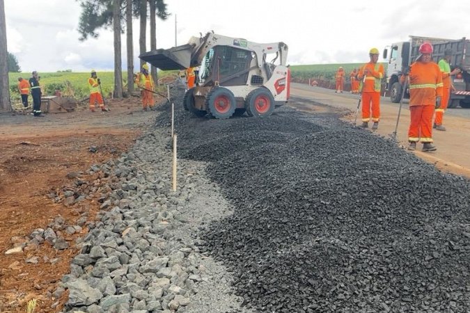 DER/PR Realiza Melhorias em Trevo Rodoviário de Candói