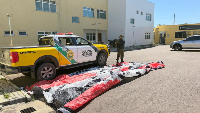 PMPR Detém Três Homens e Apreende Balão em São José dos Pinhais PMPR Detém Três Homens e Apreende Balão em São José dos Pinhais