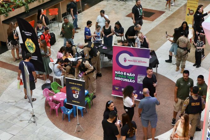 Ação de Segurança Pública no Mês da Mulher Promove Código de Ajuda Ação de Segurança Pública no Mês da Mulher Promove Código de Ajuda