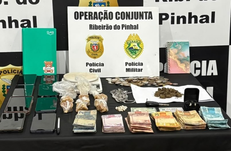 Trio é preso por tráfico de drogas em operação policial em Ribeirão do Pinhal