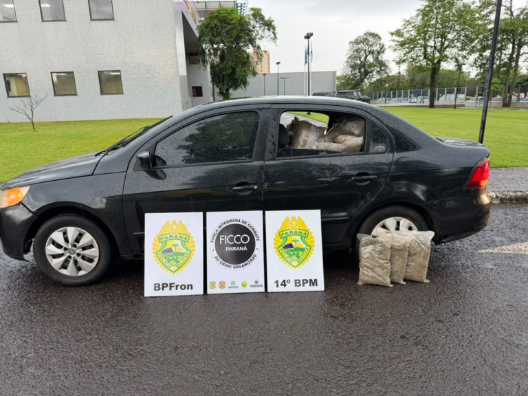 Polícia Militar apreende quase meia tonelada de maconha em Foz do Iguaçu