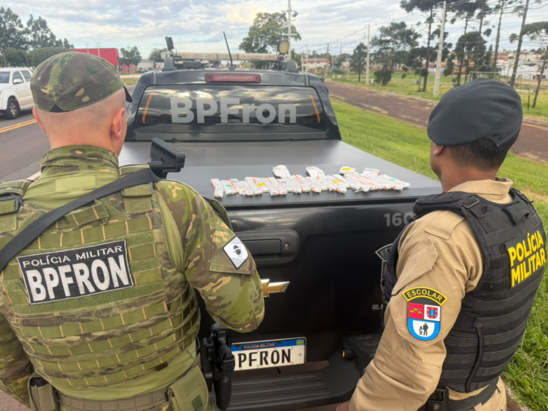Mulher é presa com 319 ampolas de remédio para emagrecer na BR-277